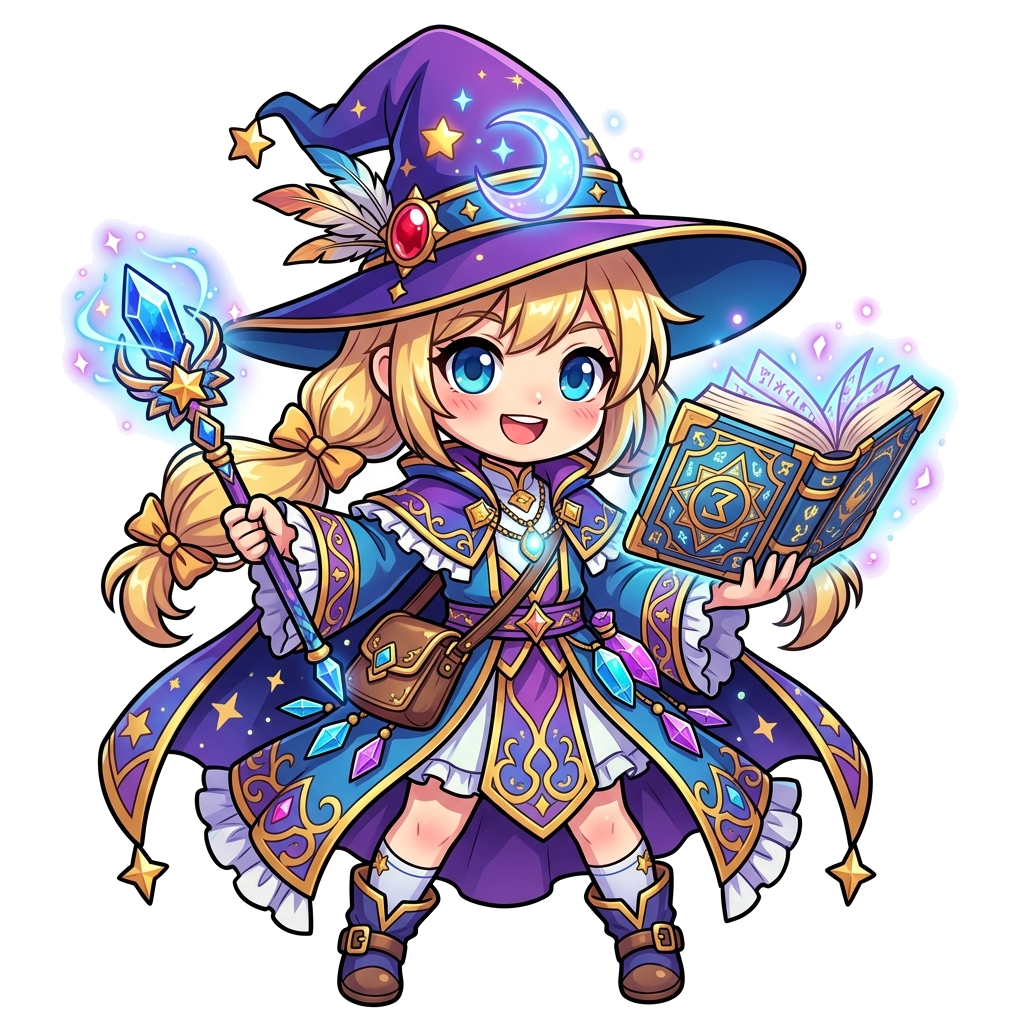 MMOIntel wizard mascot, your ultimate guide to MMO game updates