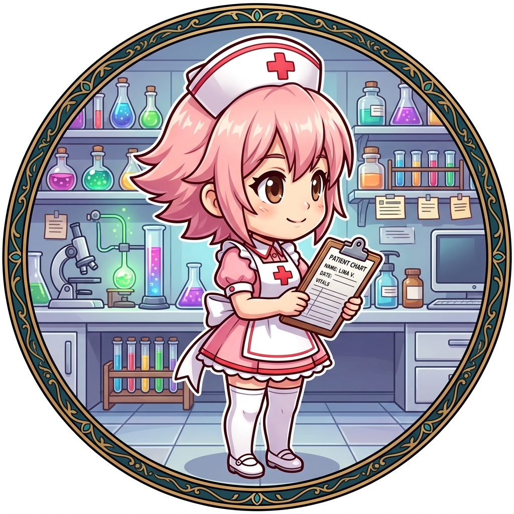 MMOIntel nurse mascot, tracking critical bug fixes